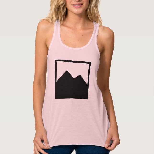 Camiseta Con Tirantes Plantilla superior del tanque de bachillerato (Anverso)