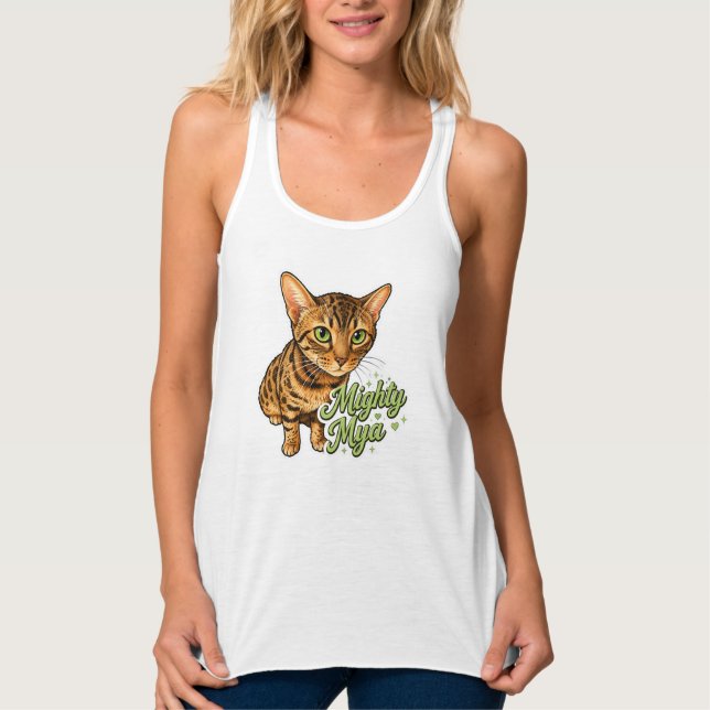 Camiseta Con Tirantes Poderosa Mya (Anverso)