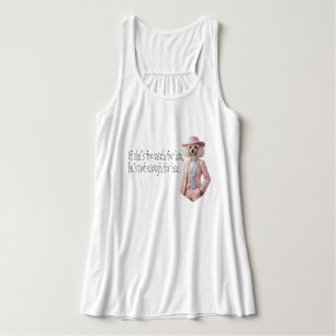 Camiseta Con Tirantes Poodle Dame palabras sabias eres suficiente 