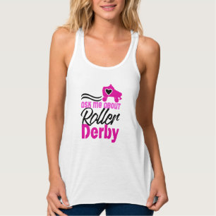 Camiseta Con Tirantes Pregúntame sobre Roller Derby, Roller Skyline