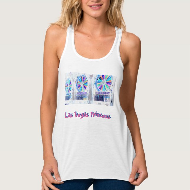 Camiseta Con Tirantes Princesa de Las Vegas (Anverso)