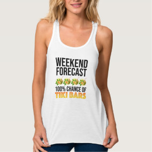 Camiseta Con Tirantes Pronóstico de fin de semana - 100% de probabilidad