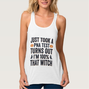 Camiseta Con Tirantes Prueba de Bruja Divertida Cotización de Halloween