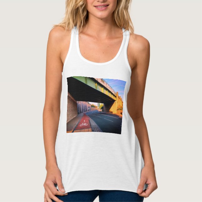 Camiseta Con Tirantes Puente verde (Anverso)