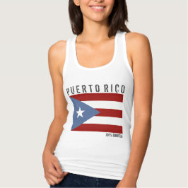 Camiseta Con Tirantes Puerto Rico Boricua