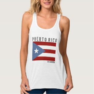 Camiseta Con Tirantes Puerto Rico Boricua