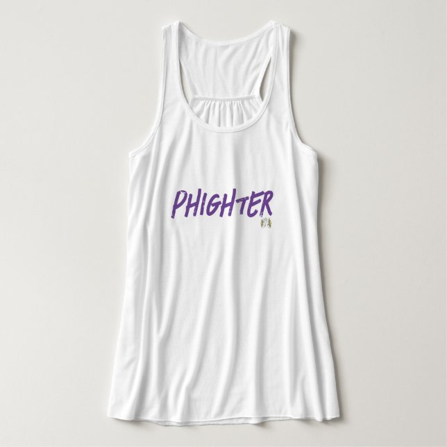 Camiseta Con Tirantes Pulmones más altos y florales (Diseño del anverso)