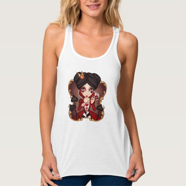 Camiseta Con Tirantes Queen Of Hearts (Anverso)