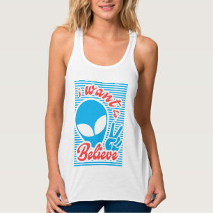 Camiseta Con Tirantes Quiero Creer,