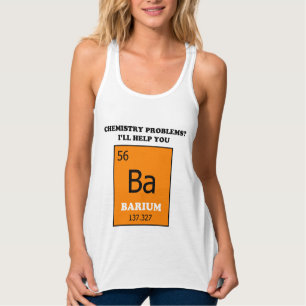 Camiseta Con Tirantes Química Tutor Barium Pun
