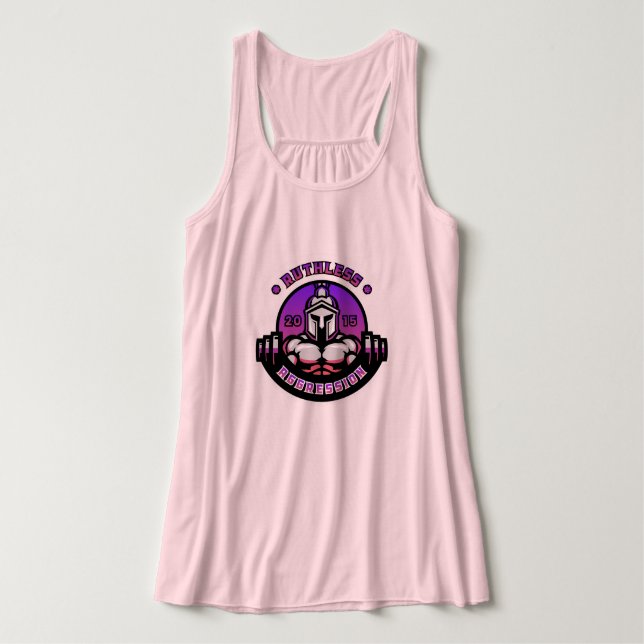 Camiseta Con Tirantes RA Fitness Women's S.H.D. Flowy Tank (Diseño del anverso)