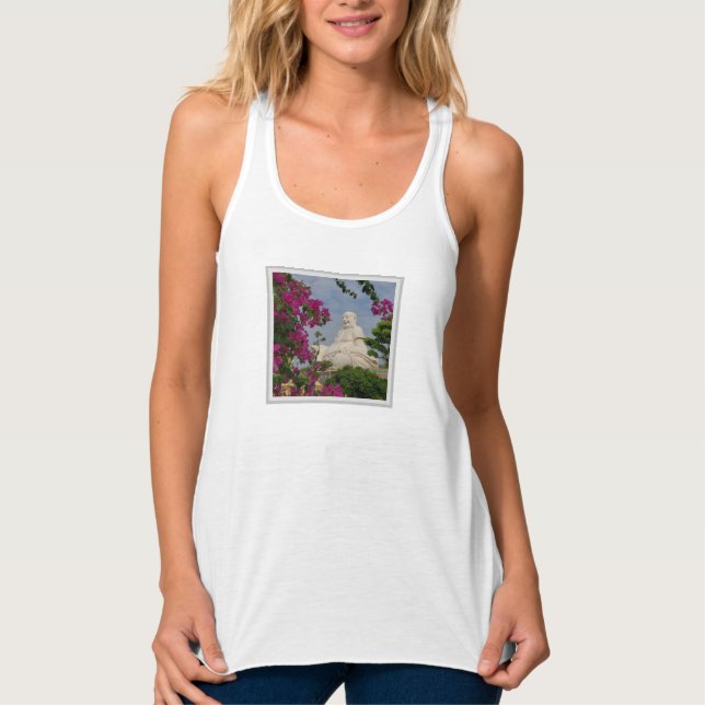 Camiseta Con Tirantes Racerback buddah imagen arriba del yoga (Anverso)