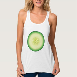 Camiseta Con Tirantes Rebanada de pepino