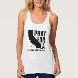 Camiseta Con Tirantes Recen por las mujeres de los incendios forestales 
