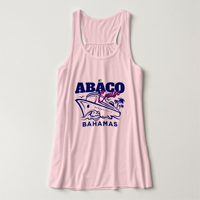 Camiseta Con Tirantes Regalo de recuerdo de Bahamas : Cruise Abaco Baham (Diseño del anverso)