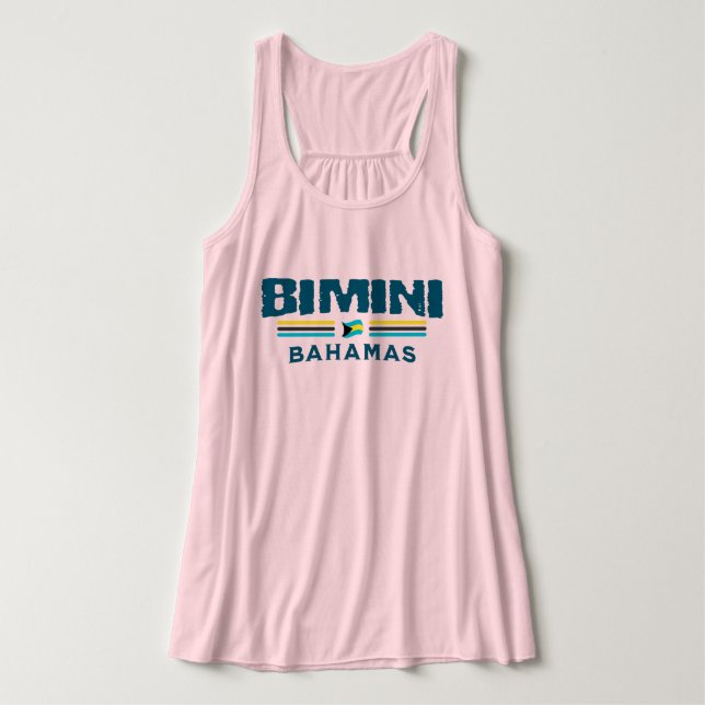 Camiseta Con Tirantes Regalo de recuerdo de Bahamas: La independencia de (Diseño del anverso)
