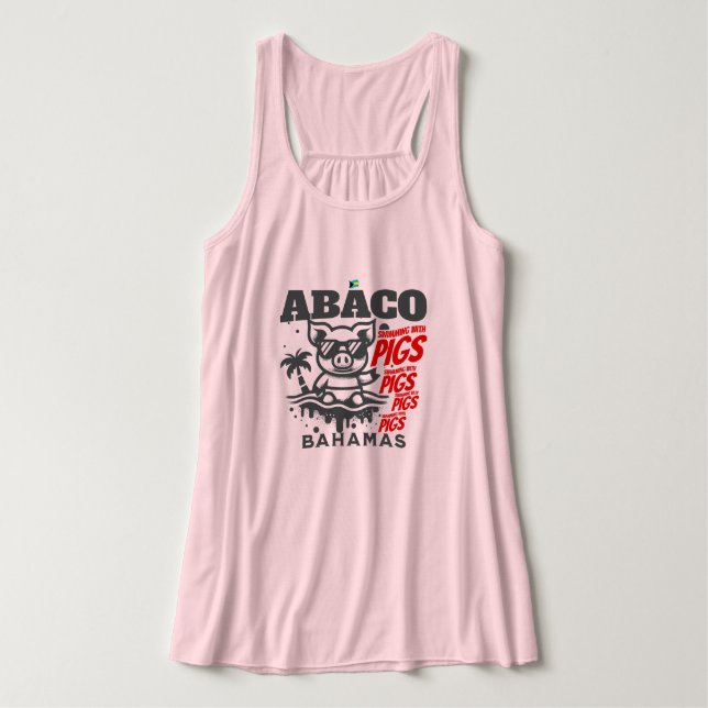Camiseta Con Tirantes Regalo de souvenirs de Bahamas: Abaco Bahamas (Diseño del anverso)