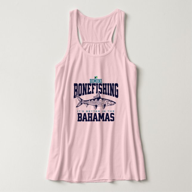 Camiseta Con Tirantes Regalo de souvenirs de Bahamas : Bimini Bahamas Bo (Diseño del anverso)