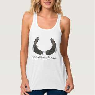 Camiseta Con Tirantes Regalo del amante de la vida silvestre del águila 
