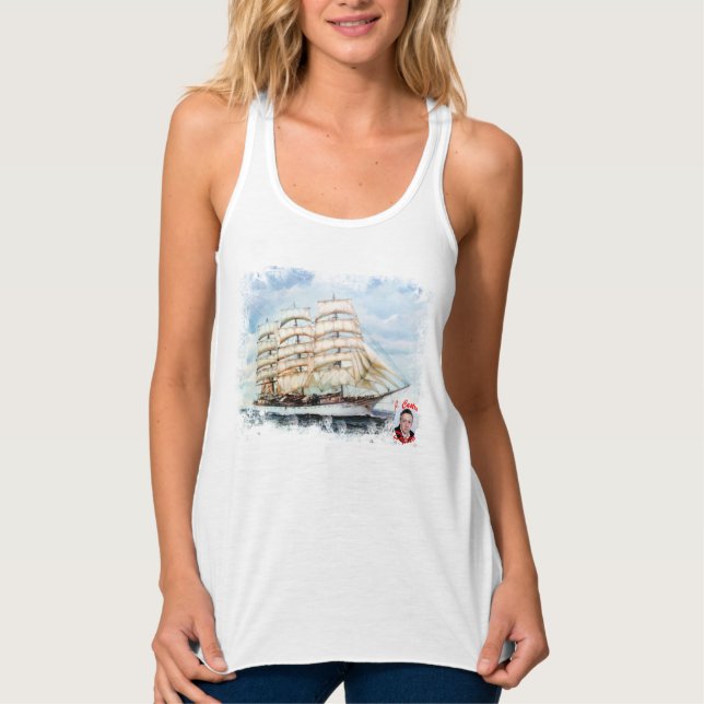 Camiseta Con Tirantes Regata Cutty Sark (Anverso)