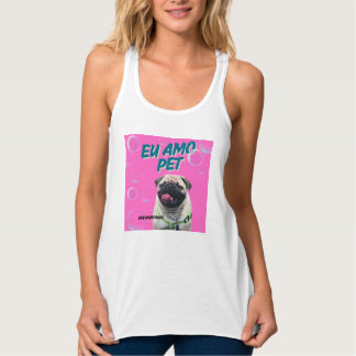 Camiseta Con Tirantes Regata Feminina Flowy, Costas Nadador Via Pantanal