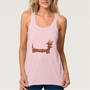Camiseta Con Tirantes Reno del Dachshund