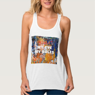 Camiseta Con Tirantes Resumen vivo - Caos por pintura al petróleo en la