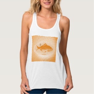 Camiseta Con Tirantes Retro Dots Gold Fish