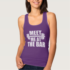 Camiseta Con Tirantes Reúnete conmigo en el bar