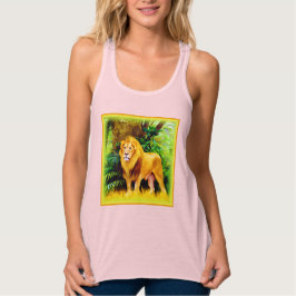 Camiseta Con Tirantes Rey León En La Selva. ¡Hazte con una en Zazzle