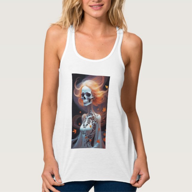 Camiseta Con Tirantes Ropa de Halloween para hombres, mujeres y niños (Anverso)