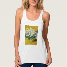 Camiseta Con Tirantes Rosas navidades (por Claude Monet)