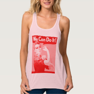Camiseta Con Tirantes Rosie rosado el remachador "podemos hacerlo!"