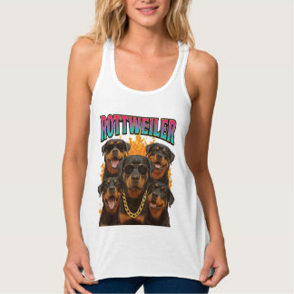 Camiseta Con Tirantes Rottweiler 