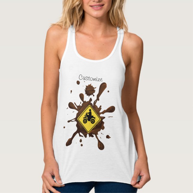 Camiseta Con Tirantes RÓTULO de barrido ATV Thunder_Cove (Anverso)