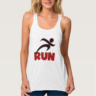 Camiseta Con Tirantes RUN Red Fitness Running