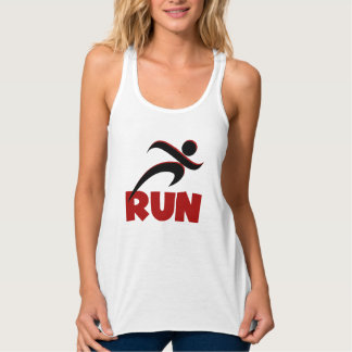 Camiseta Con Tirantes RUN Red Fitness Running