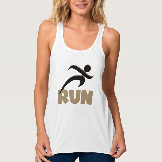 Camiseta Con Tirantes RUN Tan Fitness Running (Anverso)
