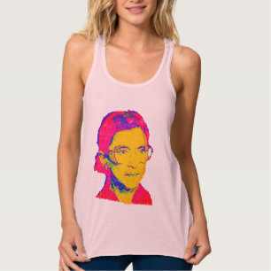 Camiseta Con Tirantes Ruth Bader Ginsburg 1983, retrato de arte pop