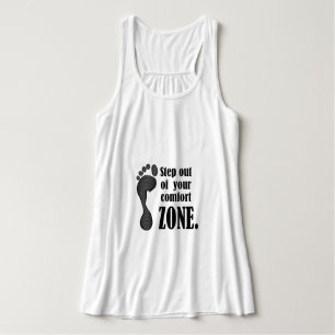 Camiseta Con Tirantes salir de su zona de confort
