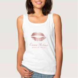 Camiseta Con Tirantes Salón de belleza del artista de maquillaje Láminas