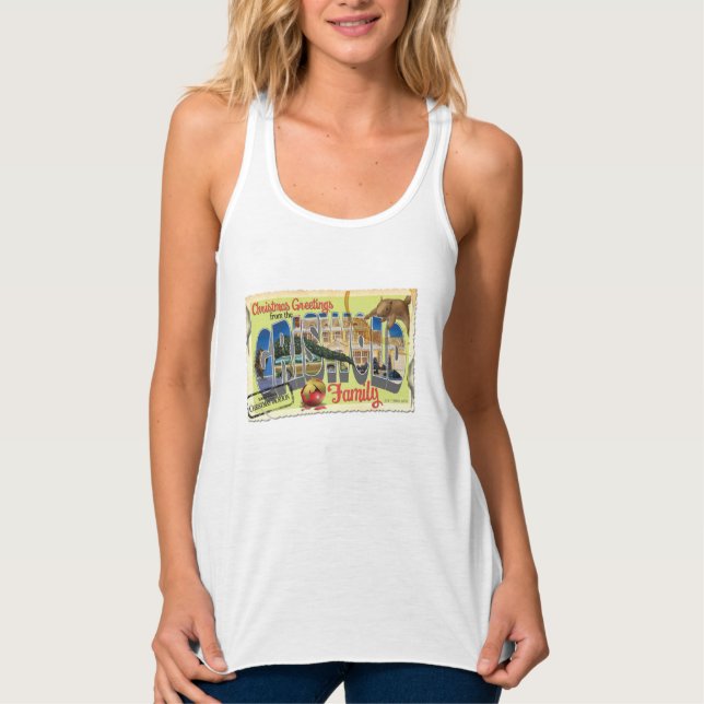 Camiseta Con Tirantes Saludos navideños de la familia Griswold (Anverso)