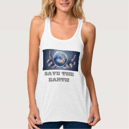 Camiseta Con Tirantes Salvar la tierra Mujeres