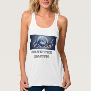 Camiseta Con Tirantes Salvar la tierra Mujeres