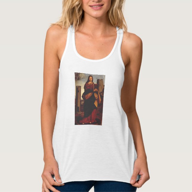 Camiseta Con Tirantes Santa Bárbara por Giovanni Antonio Boltraffio (Anverso)
