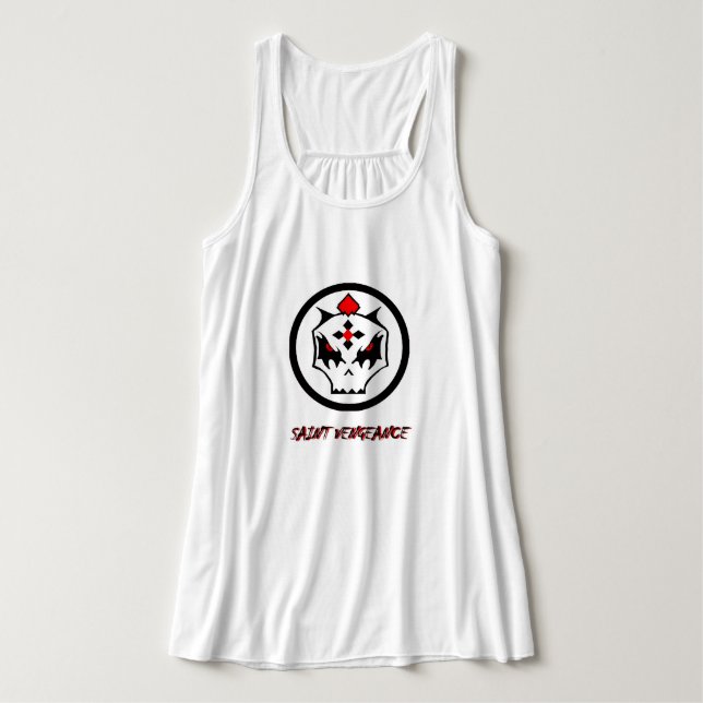 CAMISETA CON TIRANTES SANTA VENGANZA  (Diseño del anverso)