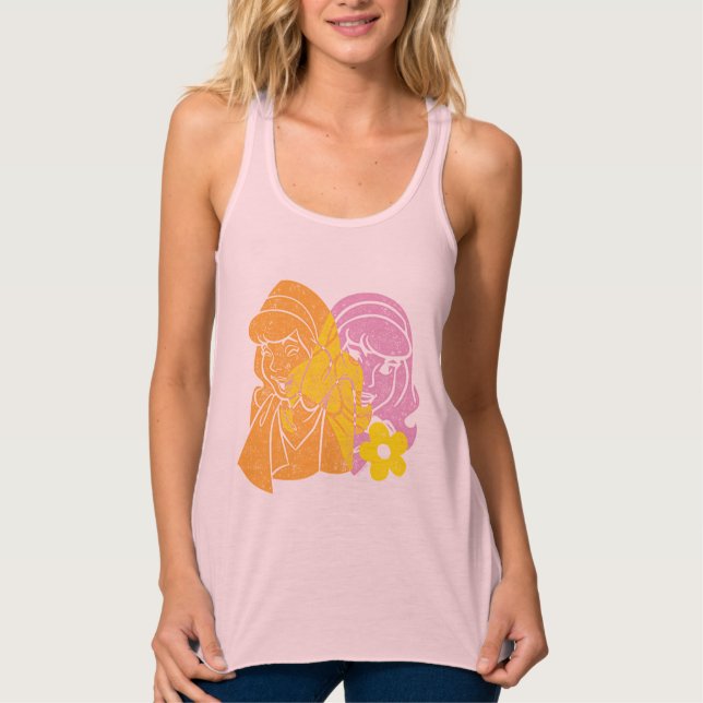 Camiseta Con Tirantes Scooby-Doo | Retrato de flores de Daphne (Anverso)