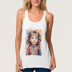 Camiseta Con Tirantes Secundario en colores