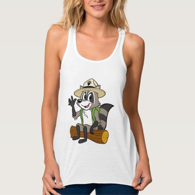 Camiseta Con Tirantes Sentada de Rick del guardabosques de Rick el | del (Anverso)