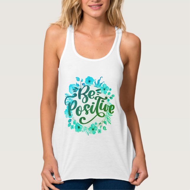 Camiseta Con Tirantes Ser positivo (Anverso)